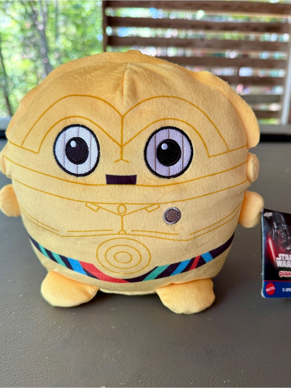 NWT Mattel Star Wars Cuutopia C-3PO Plush 7 Inch Squishy Pillow Toy
